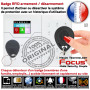 Badge RFID pour activer et désactiver l'alarme sans-fil du garage.