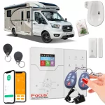 Centrale d'Alarme 4G Meian pour Camping Car Profilé - Sécurité Connectée